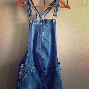 Gap Maternity Denim Overalls, sz small